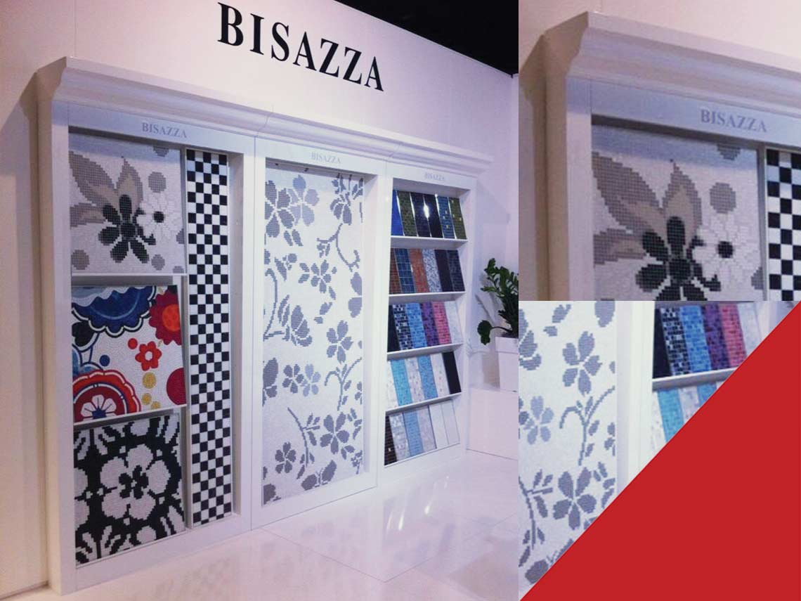 Un corner ricercato per il leader mondiale del mosaico, Bisazza